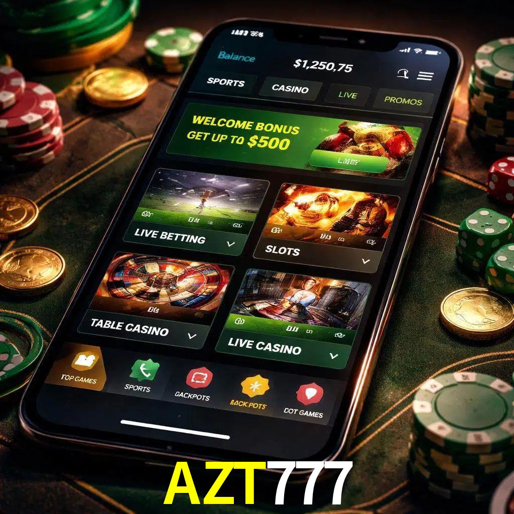 Diseño de juegos móviles AZT777 para usuarios en México